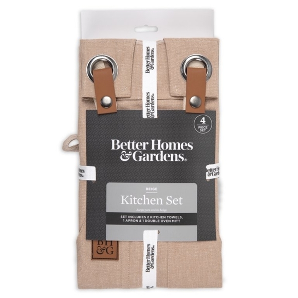 New - Better Homes & Gardens Kitchen Set, 4 Piece, Beige - Picture 10 of 12